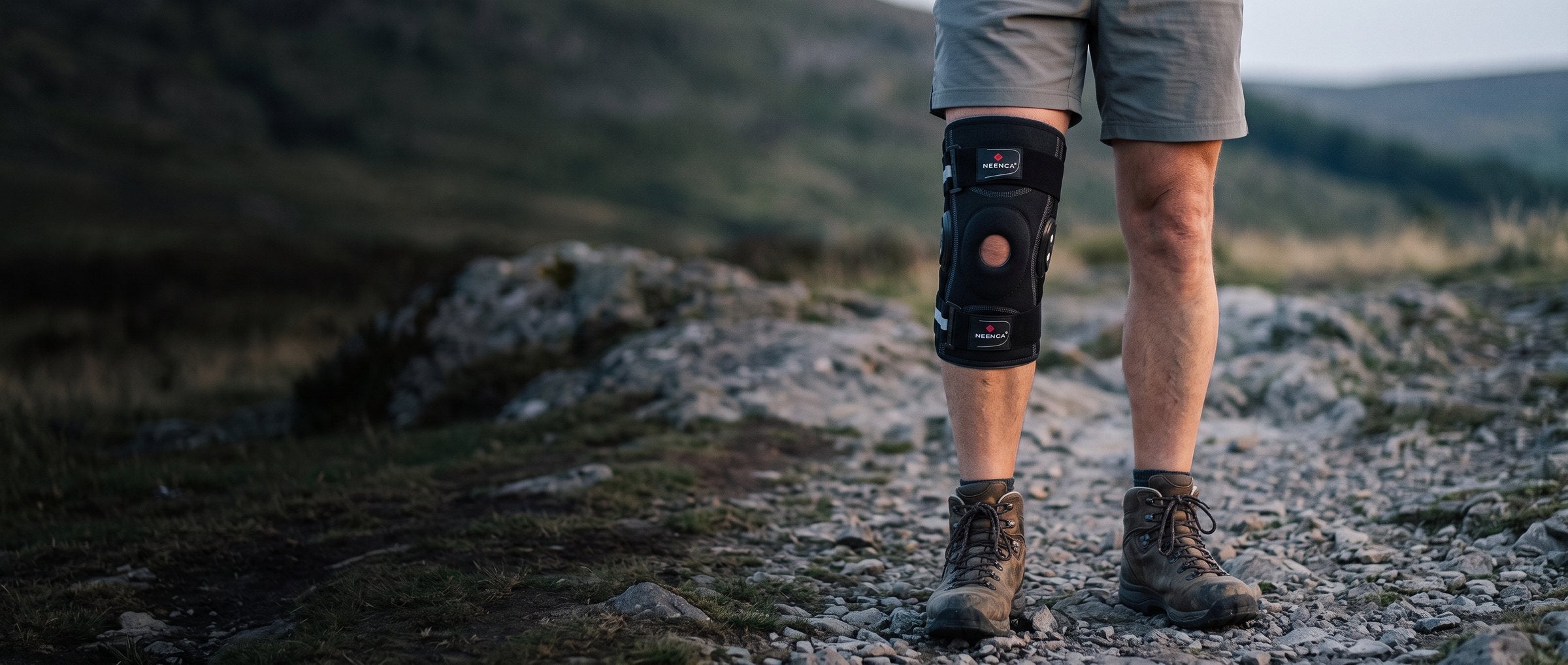 Most braces end up around your calf