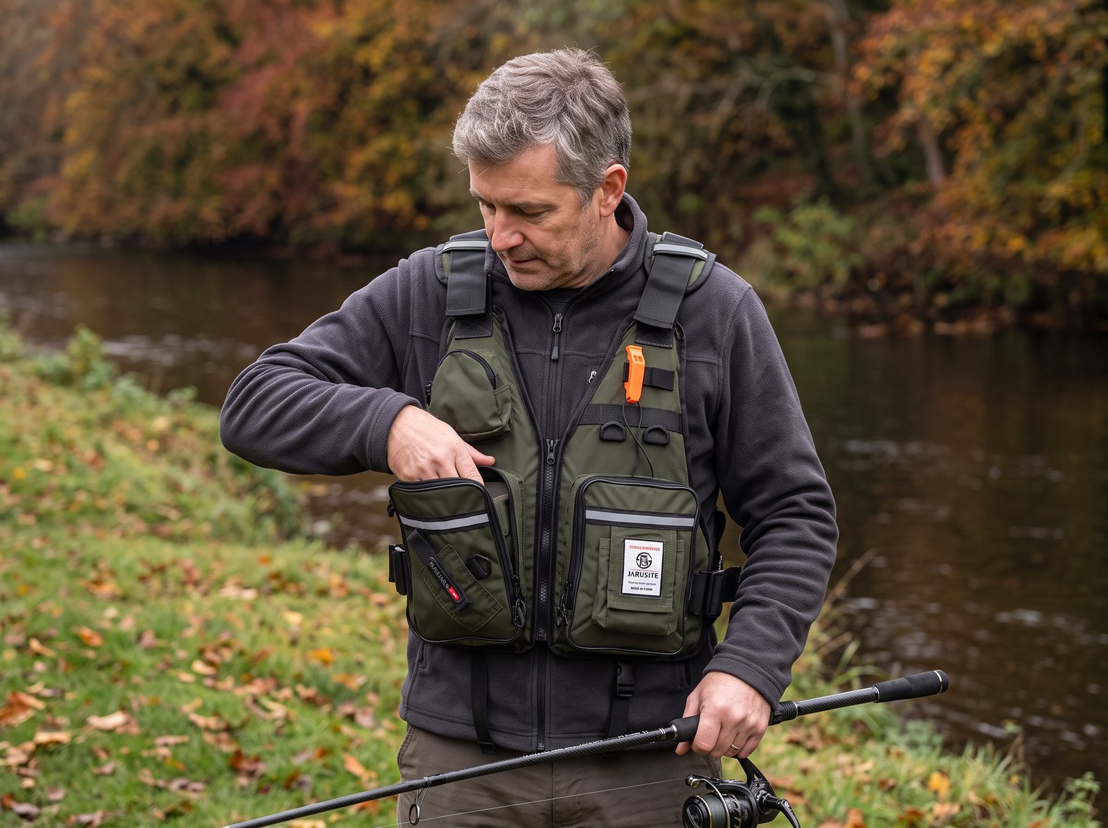 On the bank, a hook change costs one hand and no steps.