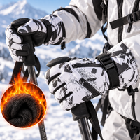 Ski Gloves - Touchscreen on All Fingers - Waterproof & Insulated