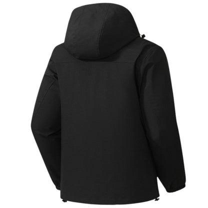 Men's Rain Jacket - 8,000mm Waterproof & Packable - Adjustable Hood