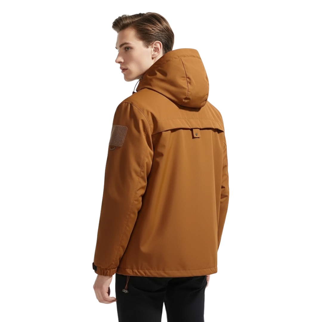 Waterproof Rain Jacket - Unisex Windbreaker with Hood