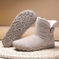 Barefoot Winter Boots - Fleece Lined Ankle Boots - Waterproof & Non-Slip