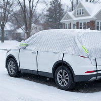 SUV Car Cover for Winter - Half Cover for Snow & Ice - Waterproof
