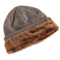 Winter Hats for Men & Women - Fleece Lined Slouchy Beanie - Ribbed Band