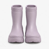 Women's Ankle Rain Boots - Slip-On Platform Sole - Easy to Rinse Clean