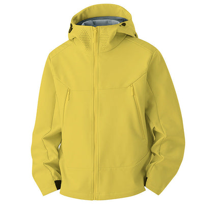 Men's Softshell Jacket - Fleece Lined & Windproof - Water-Repellent Shell