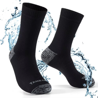 Waterproof Socks - Breathable Hiking Socks with Membrane - Crew Length