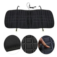 Heated Car Seat Cover for Back Seat - 12V Plug-In - High & Low Heat