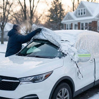 SUV Car Cover for Winter - Half Cover for Snow & Ice - Waterproof