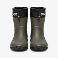 Rain Boots for Men & Women - Short Ankle Slip-On Wellies - Drawstring Top