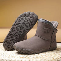 Barefoot Winter Boots - Fleece Lined Ankle Boots - Waterproof & Non-Slip