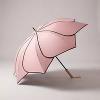 Flower Umbrella for Women - Waterproof & UV-Blocking - Wooden Handle