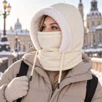 Balaclava Winter Face Mask - Hooded with Plush Lining - Adjustable