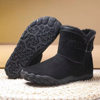 Barefoot Winter Boots - Fleece Lined Ankle Boots - Waterproof & Non-Slip