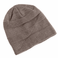 Winter Hats for Men & Women - Fleece Lined Slouchy Beanie - Ribbed Band
