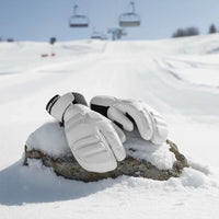 Winter Gloves - Insulated Ski Gloves, 3-Finger or 5-Finger - Wrist Leashes
