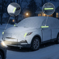 SUV Car Cover for Winter - Half Cover for Snow & Ice - Waterproof