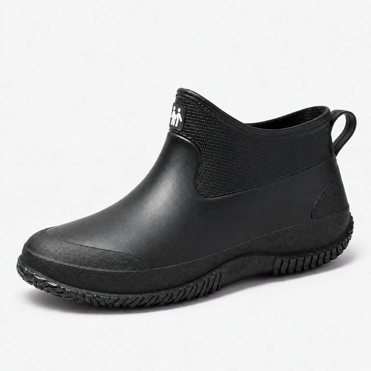 Ankle Rain Boots - Slip-On Short Garden Boots for Women - Wave Tread