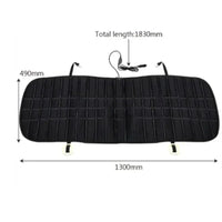 Heated Car Seat Cover for Back Seat - 12V Plug-In - High & Low Heat