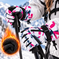 Ski Gloves - Touchscreen on All Fingers - Waterproof & Insulated