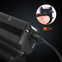 Bike Headlight LED - 1000 Lumen USB Rechargeable - 2000 mAh Battery