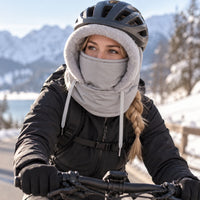 Balaclava Winter Face Mask - Hooded with Plush Lining - Adjustable