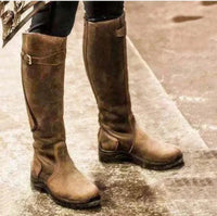 Riding Boots - Waterproof Tall Boots for Women & Men - Buckle Strap