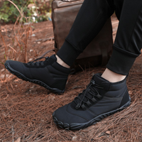 Barefoot Shoes for Winter - Warm Lined Barefoot Boots - Quick Lace