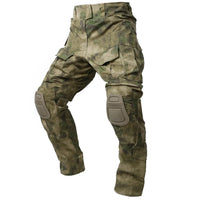 Men's Tactical Pants - Built-In Knee Pads - Camo Cargo Pants
