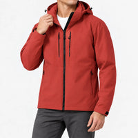Windbreaker Jacket - Hooded Unisex Outdoor Jacket - Thermal Lining