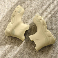 Women's Ankle Rain Boots - Slip-On Platform Sole - Easy to Rinse Clean