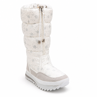 Womens Winter Boots - Tall Plush Lined Snow Boots - Lightweight Zip-Up
