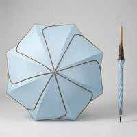 Flower Umbrella for Women - Waterproof & UV-Blocking - Wooden Handle