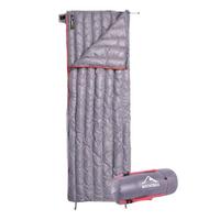 Down Sleeping Bag - Rectangular 90% Goose Down Bag - Rated to 14°F
