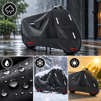 Motorcycle Cover - Outdoor Oxford Fabric - Reflective Strips & Lock Holes