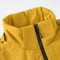 Windbreaker Jacket - Hooded Unisex Outdoor Jacket - Thermal Lining