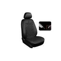 Heated Car Seat Cover - 12V Plug-In Seat Warmer - Auto Shut-Off