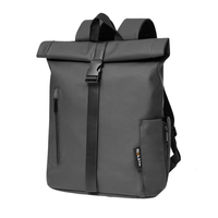 Waterproof School Backpack - Roll-Top Closure - 20-26 L