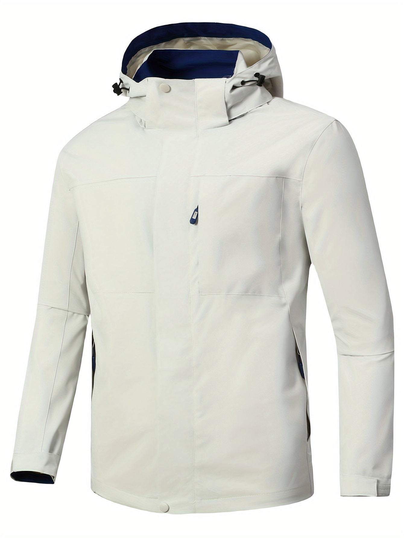 Men's Rain Jacket - Water-Repellent & Windproof - Hooded