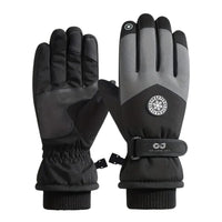 Waterproof Ski Gloves - Touchscreen & Fleece Lined - Non-Slip Grip