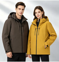 Windbreaker Jacket - Hooded Unisex Outdoor Jacket - Thermal Lining