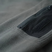 Half Zip Fleece Pullover - Men's Stand Collar Fleece - Sleeve Pocket