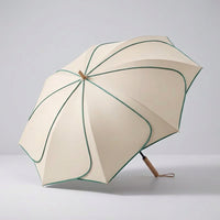 Flower Umbrella for Women - Waterproof & UV-Blocking - Wooden Handle