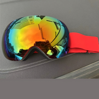 Snowboard Goggles - Anti-Fog Double Lens - Mirrored