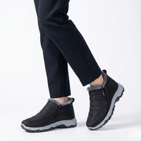 Women's Winter Boots - Waterproof & Slip-On - Warm Fur Lined