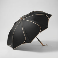 Flower Umbrella for Women - Waterproof & UV-Blocking - Wooden Handle