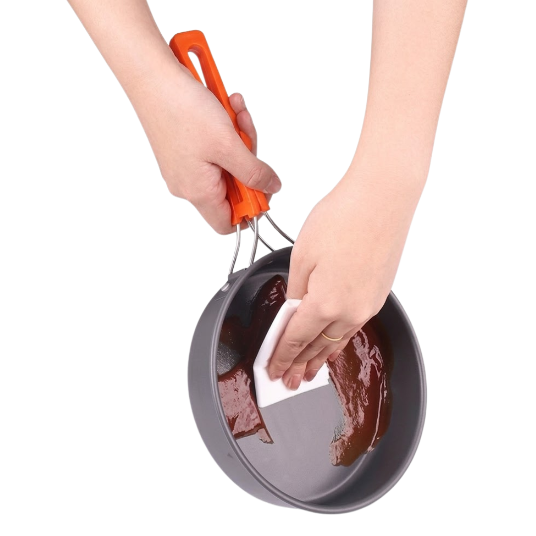 Camping Cookware Set – Complete 9-Piece Set – Pot, Kettle & Frying Pan