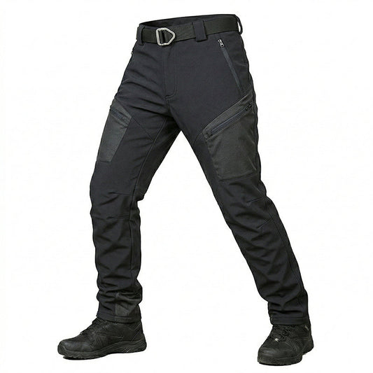 Mens Cargo Pants - Fleece Lined Softshell - Waterproof for Winter