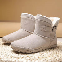 Barefoot Winter Boots - Fleece Lined Ankle Boots - Waterproof & Non-Slip