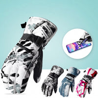Ski Gloves - Touchscreen on All Fingers - Waterproof & Insulated